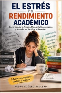 El Estrés Y El Rendimiento Académico: Cómo Manejar la Presión, Mejorar la Concentración y Aprender sin Sacrificar el Bienestar Estrés Estudiantil cover