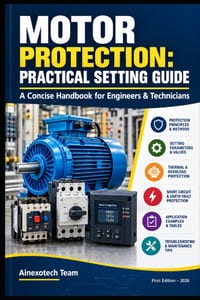 Motor Protection: Practical Setting Guide: A Concise Handbook for Engineers & Technicians cover