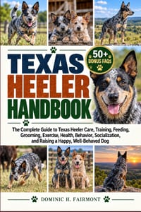 Texas Heeler Handbook: The Complete Guide to Texas Heeler Care, Training, Feeding, Grooming, Exercise, Health, Behavior, Socialization, and Raising a cover