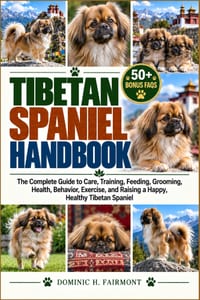 Tibetan Spaniel Handbook: The Complete Guide to Care, Training, Feeding, Grooming, Health, Behavior, Exercise, and Raising a Happy, Healthy Tibetan Sp cover
