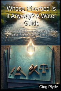 Whose Riverbed Is It Anyway? A Water Guide: A Look at Navigable Waters to Safely Manage Riparian Rights and Boost Law Clarity cover