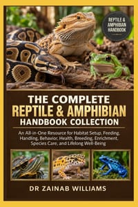 The Complete Reptile & Amphibian Handbook Collection and Its Promises: An All-in-One Resource for Habitat Setup, Feeding, Handling, Behavior, Health, cover
