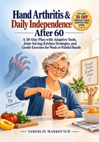 Hand Arthritis & Daily Independence After 60: A 30-Day Plan with Adaptive Tools, Joint-Saving Kitchen Strategies, and Gentle Exercises for Weak or Pai cover