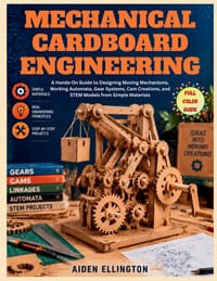 Mechanical Cardboard Engineering: A Hands-On Guide to Designing Moving Mechanisms, Working Automata, Gear Systems, Cam Creations, and STEM Models from cover
