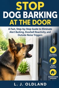 Stop Dog Barking at the Door: A Fast, Step-by-Step Guide to Eliminate Alert Barking, Doorbell Reactivity, and Outside Noise Triggers cover