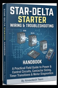 Star-Delta Starter: Wiring & Troubleshooting Handbook: A Practical Field Guide to Power & Control Circuits, Contactor Sizing, Timer Transitions & Moto cover