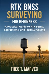 RTK GNSS Surveying For Beginners: A Practical Guide to RTK Setup, Corrections, and Field Surveying cover