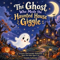 The Ghost Who Made the Haunted House Giggle: A Funny and Friendly Halloween Story for Kids Ages 4-8 cover