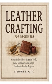 Leather Crafting for Beginners: A Practical Guide to Essential Tools, Basic Techniques, and Simple Handmade Leather Projects cover