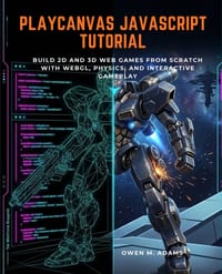 Playcanvas JavaScript Tutorial: Build 2D and 3D Web Games from Scratch with Webgl, Physics, and Interactive Gameplay cover