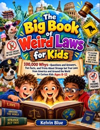 The Big Book of Weird Laws for Kids: 100000 Whys - Questions and Answers, Fun Facts, and Trivia About Strange but True Laws from America and Around th cover