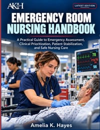 Emergency Room Nursing Handbook: A Practical Guide to Emergency Assessment, Clinical Prioritization, Patient Stabilization, and Safe Nursing Care cover