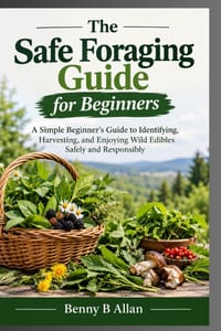 The Safe Foraging Guide for Beginners: A Simple Beginner's Guide to Identifying, Harvesting, and Enjoying Wild Edibles Safely and Responsibly cover