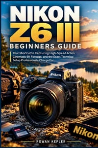 NIKON Z6 III Beginners Guide: Your Shortcut to Capturing High-Speed Action, Cinematic 6K Footage, and the Exact Technical Setup Professionals Charge F cover