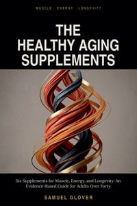 The Healthy Aging Supplements: Six Supplements for Muscle, Energy, and Longevity: An Evidence-Based Guide for Adults Over Forty cover