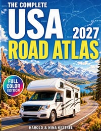 The Complete USA Road Atlas: Explore All 50 States with Easy-to-Read Maps, Major Highways, Alternate Routes, Scenic Drives, Rest Areas and Fuel Stops cover