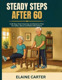 Steady Steps After 60: A 28-Day Chair Exercise and Balance Plan for Safer, More Confident Movement cover