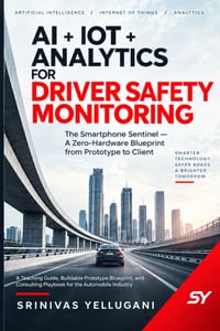 AI + Iot + Analytics for Driver Safety Monitoring: The Smartphone Sentinel - A Zero-Hardware Blueprint from Prototype to Client Pilot cover