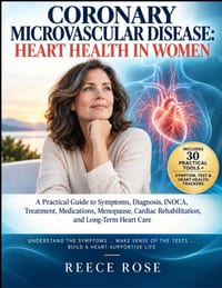 Coronary Microvascular Disease: HEART HEALTH IN WOMEN: A Practical Guide to Symptoms, Diagnosis, INOCA, Treatment, Medications, Menopause, Cardiac Reh cover