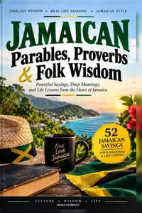 Jamaican Proverbs & Folk Wisdom: 52 Jamaican Proverbs, Sayings & Folk Wisdom - Their Meanings, Patois Translations & Timeless Life Lessons cover
