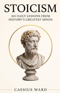 Stoicism Illustrated with 365 Daily Lessons from History's Greatest Minds: Daily Stoic Meditations and Quotes on Self-Discipline from Marcus Aurelius cover