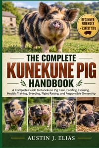 The Complete Kunekune Pig Handbook: A Complete Guide to Kunekune Pig Care, Feeding, Housing, Health, Training, Breeding, Piglet Raising, and Responsib cover