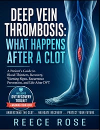 Deep Vein Thrombosis: WHAT HAPPENS AFTER A CLOT: A Patients Guide to Blood Thinners, Recovery, Warning Signs, Recurrence Prevention, and Life After DV cover