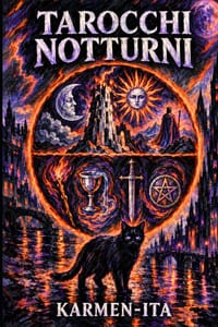 I Tarocchi Notturni: Guida illustrata e manuale degli Arcani cover