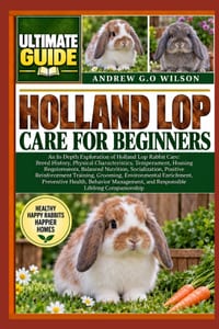Holland Lop Care for Beginners: An In-Depth Exploration of Holland Lop Rabbit Care: Breed History, Physical Characteristics, Temperament, Housing Requ cover