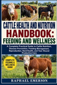 Cattle Health and Nutrition Handbook: FEEDING AND WELLNESS: A Complete Practical Guide to Cattle Nutrition, Disease Prevention, Feeding Management, Re cover