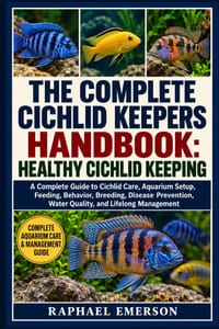 The Complete Cichlid Keepers Handbook: HEALTHY CICHLID KEEPING: A Complete Guide to Cichlid Care, Aquarium Setup, Feeding, Behavior, Breeding, Disease cover