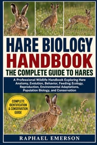 Hare Biology Handbook: THE COMPLETE GUIDE TO HARES: A Professional Wildlife Handbook Exploring Hare Anatomy, Evolution, Behavior, Feeding Ecology, Rep cover
