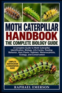 Moth Caterpillar Handbook: THE COMPLETE BIOLOGY GUIDE: A Complete Guide to Moth Caterpillar Identification, Biology, Life Cycles, Feeding Behavior, Ho cover