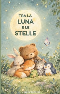 Tra la luna e le stelle: 20 favole della buonanotte per accompagnare i più piccoli nel mondo dei sogni cover