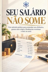 Seu salário não some: Um método prático para descobrir para onde seu dinheiro vai, gastar sem culpa e finalmente terminar o mês no azul cover