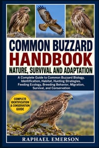 Common Buzzard Handbook: NATURE, SURVIVAL AND ADAPTATION: A Complete Guide to Common Buzzard Biology, Identification, Habitat, Hunting Strategies, Fee cover