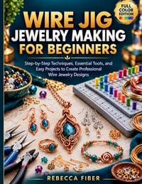 Wire Jig Jewelry Making for Beginners: Step-by-Step Techniques, Essential Tools, and Easy Projects to Create Professional Wire Jewelry Designs cover