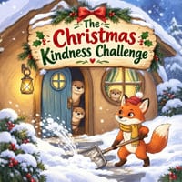 The Christmas Kindness Challenge: A Cozy Christmas Story About Kindness, Empathy, and Social Emotional Learning for Kids 6-8 cover