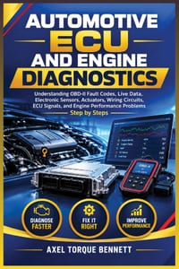 Automotive ECU and Engine Diagnostics: Understanding OBD-II Fault Codes, Live Data, Electronic Sensors, Actuators, Wiring Circuits, ECU Signals, and E cover
