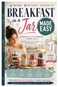 Breakfast in a Jar Made Easy: Delicious Make-Ahead Breakfasts for Busy Mornings-Overnight Oats, Parfaits, Smoothies, Chia Puddings & More cover