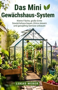 Das Mini-Gewächshaus-System: Kleine Fläche, große Ernte - Gewächshaus bauen, Klima steuern und ganzjährig Gemüse anbauen cover