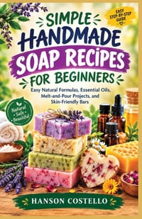 Simple Handmade Soap Recipes for Beginners: Easy Natural Formulas, Essential Oils, Melt-and-Pour Projects, and Skin-Friendly Bars cover