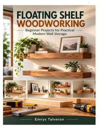 Floating Shelf Woodworking: Beginner Projects for Practical Modern Wall Storage cover