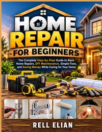 Home Repair for Beginners: The Complete Step-by-Step Guide to Basic Home Repairs, DIY Maintenance, Simple Fixes, and Saving Money While Caring for You cover