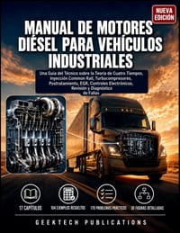 Manuel Des Moteurs Diesel Poids Lourds: Un Guide du Technicien sur la Théorie du Quatre Temps, l'Injection Common Rail, les Turbocompresseurs, le Post cover