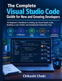 The Complete Visual Studio Code Guide for New and Growing Developers: A Beginner's Handbook to Setting Up Visual Studio Code, Building a Lean Toolkit, cover