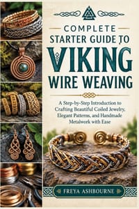 Complete Starter Guide to Viking Wire Weaving: A Step-by-Step Introduction to Crafting Beautiful Coiled Jewelry, Elegant Patterns, and Handmade Metalw cover