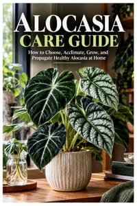 Alocasia Care Guide: How to Choose, Acclimate, Grow, and Propagate Healthy Alocasia at Home cover