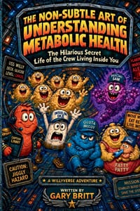 The Non-Subtle Art of Understanding Metabolic Health: The Hilarious Secret Life of the Crew Living Inside You cover