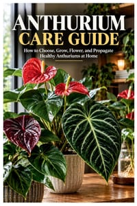 Anthurium Care Guide: How to Choose, Grow, Flower, and Propagate Healthy Anthuriums at Home cover